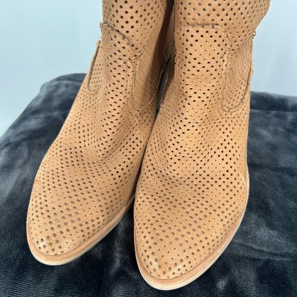 Dolce Vita Shay Perforated Leather Booties - Picture 4 of 10